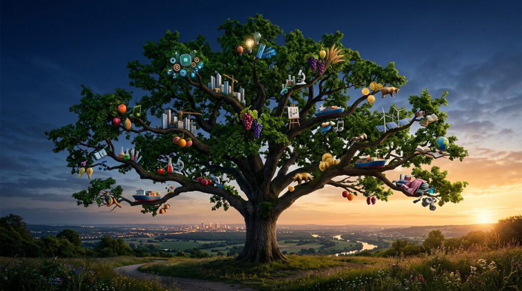 Why Diversification Is the Smartest Business Strategy in an Uncertain World green tree with 202604142217