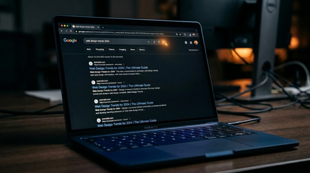 laptop screen displaying 202604142213
