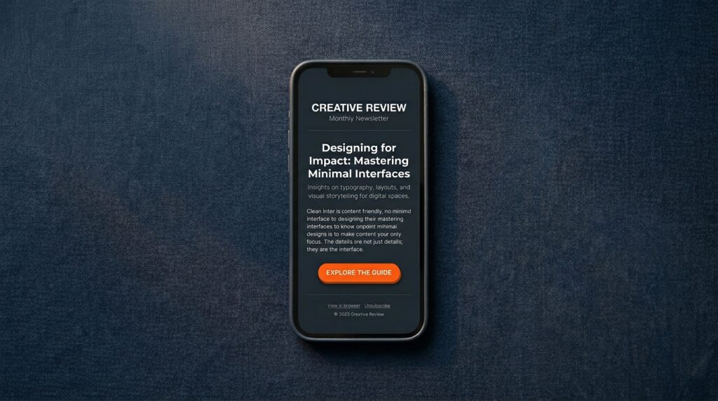 smartphone displaying email 202604142212