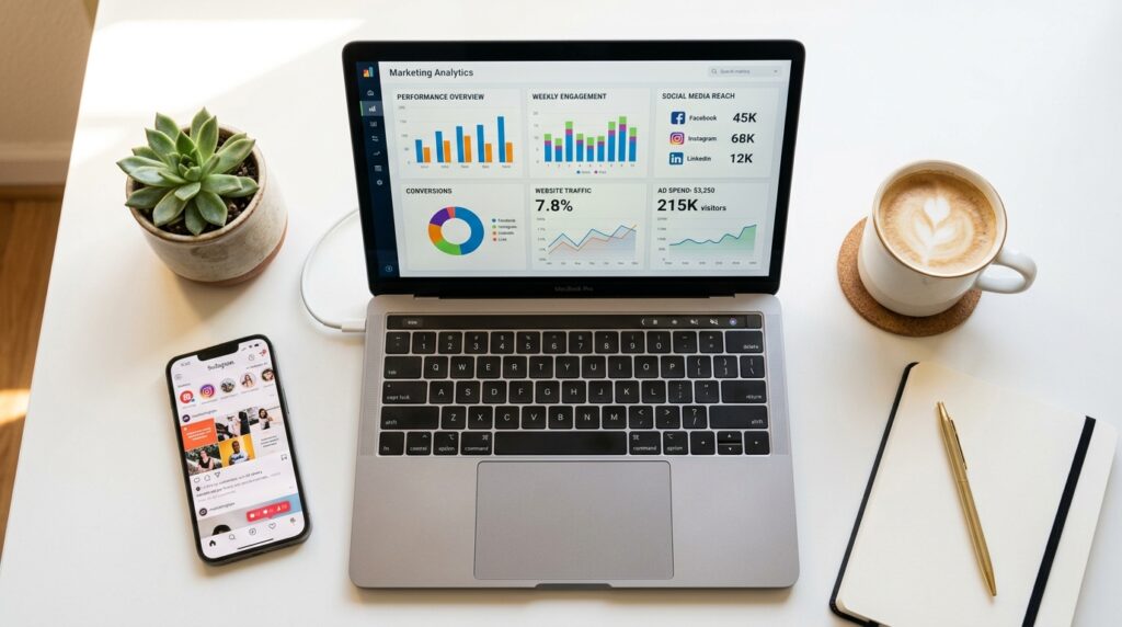 workspace flatlay laptop 202604142155